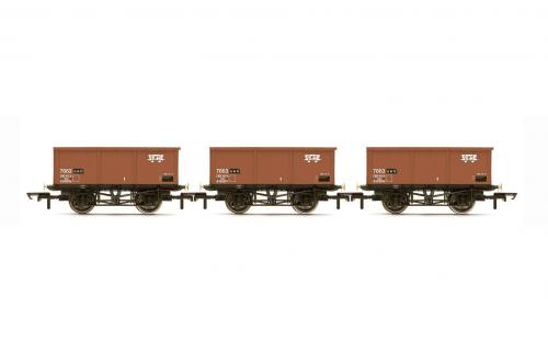 R6965-Hornby-BR, 27T MSV Iron Ore Tipplers, three pack - Era 7
